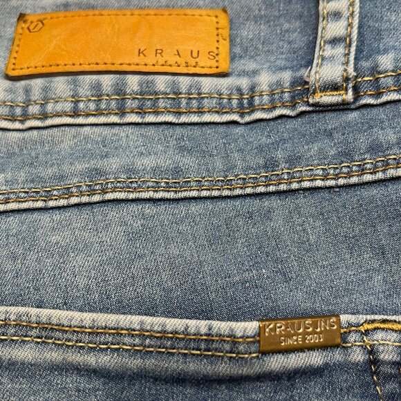 Kraus Women's Mid-Rise Skinny Jeans - Size 14 - Picture 3 of 9